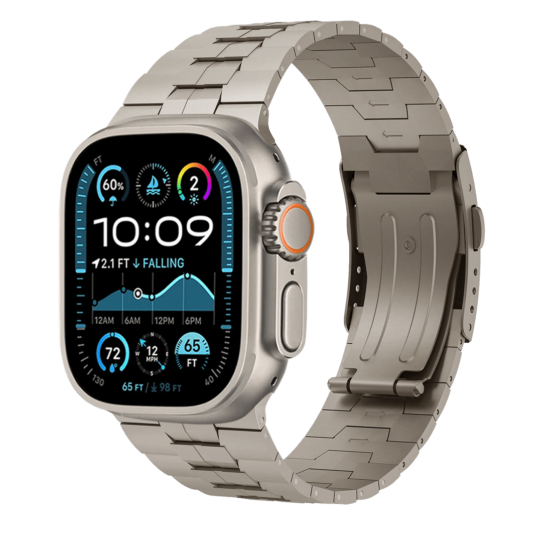 Grade 2 Titanium Band TT - 06 for Apple Watch Ultra 1 & 2 - Saturn Bands