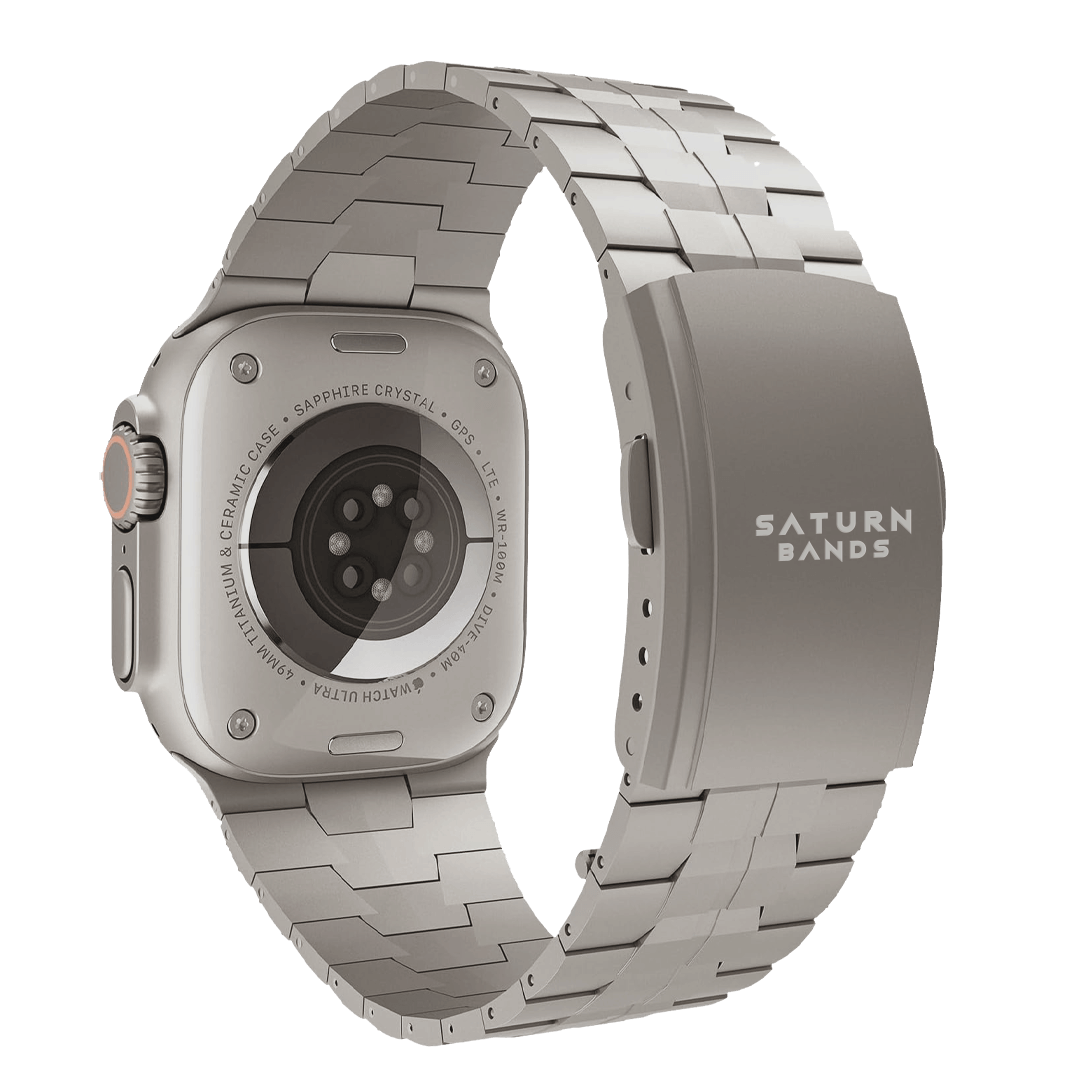 Grade 2 Titanium Band TT - 06 for Apple Watch Ultra 1 & 2 - Saturn Bands