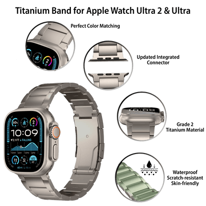 Grade 2 Titanium Band TT-05 for Apple Watch Ultra 1 & 2