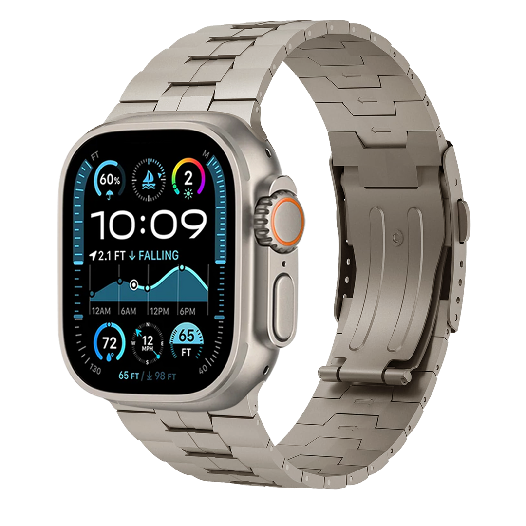 Grade 2 Titanium Band TT-06 for Apple Watch Ultra 1 & 2